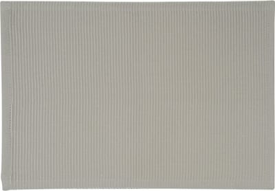 Placemat - 2x - taupe - 30 x 43 cm - stof - rechthoekig - onderlegger - Wasbare placemats/onderleggers - Keukenbenodigdheden - Tafeldecoratie