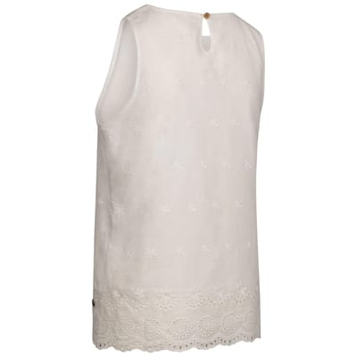 Trespass Dames/Dames Zadie mouwloze casual top (Wit)