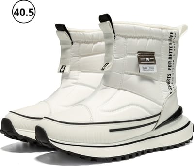 Livano Antislip Sneeuwboots - Snowboots - Wintersport Sneeuwschoenen - Ski Gadgets Voor Dames - Maat 40.5 - Wit