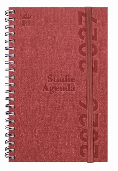 Ryam | Studie Agenda Eco | 2026/2027 | Spiraal | A5 | Rood |