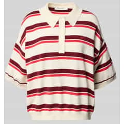 Relaxed fit poloshirt van viscosemix model 'Taia'