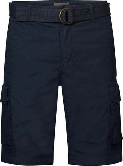 Petrol Industries - Heren Cargoshort met riem - Blauw - Maat XXL