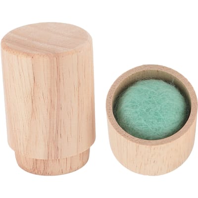 Houten Naaldendoos Opbergruimte Multifunctioneel Draagbaar Handwerk Naaldhouder Blauw