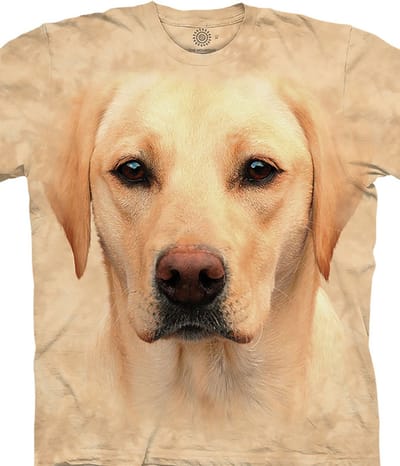 T-shirt Yellow Lab Portrait XXL