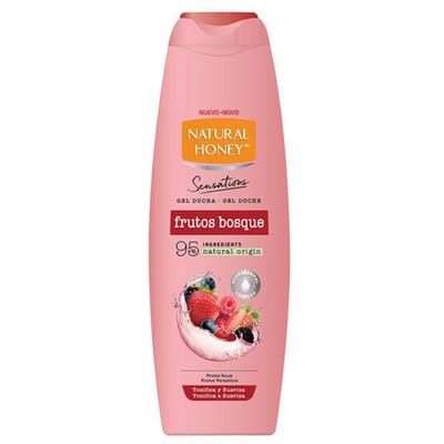 Natural Honey Douchegel Rode Vruchten – Forest Fruits ( Bosvruchten ) Natuurlijke & Hydraterende Familie Douchegel – Natuurlijke Ingrediënten – Antioxiderende Body Wash | Shower gel | Zachte Huidverzorging voor Volwassenen & Kinderen | 650ML
