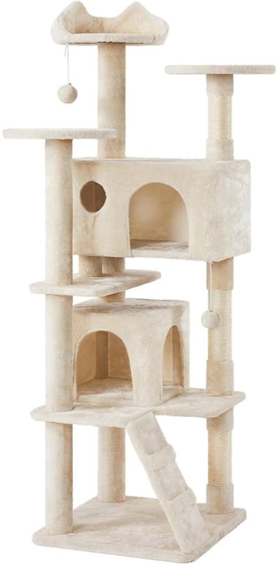mavoa® Krabton - Kattenpaal - Krabpaal grote katten - 55x55x178cm