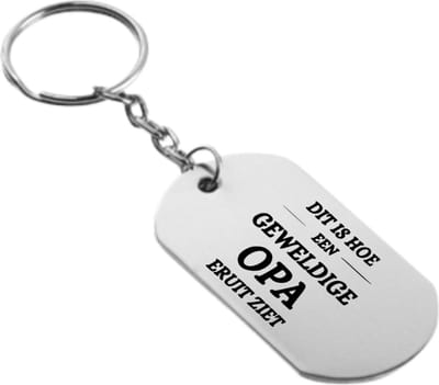 Akyol - dit is hoe een geweldige opa eruit ziet sleutelhanger - Opa - familie - cadeau - 54 x 29mm