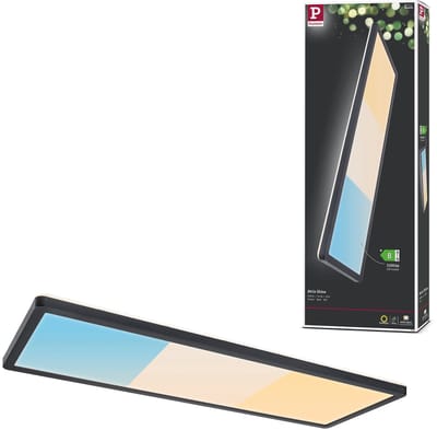 LED-paneel Atria Shine White Select IP44 hoekig 560x200 mm 15,2W 2030lm White Select Zwart