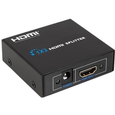HDMI 1X2 Full Hd-splitter 1 ingang 2 uitgangen Compatibel 1080P Hdtv en 3D