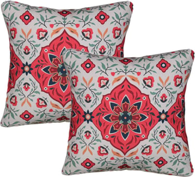 Set van 2 Kussenshoes 45x45cm | Buiten kussenhoezen | kussensloop | sierkussens | cushion cover | katoen | Cotton Canvas digital print