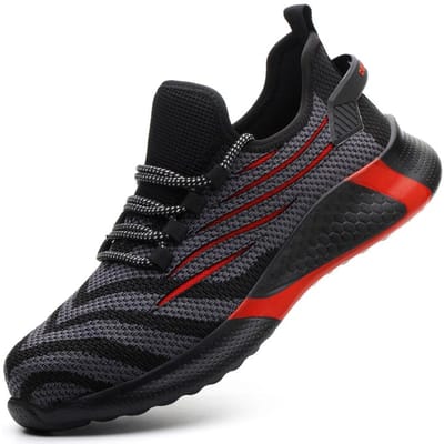 Veiligheidsschoenen Dames Stalen Neus Schoenen Heren Werk Sneakers Veiligheidsschoenen Heren Lichtgewicht Werklaarzen Onverwoestbare Werkschoenen Unisex 45