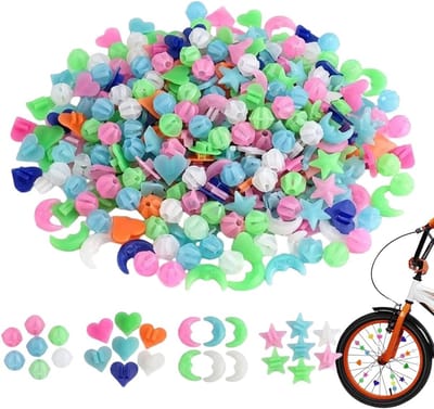 Kinderfiets Decoratie - Spaak Accessoires - Fiets Personaliseren - Veelzijdig Kleurrijk Design - 210 Stuks - Kleurrijk