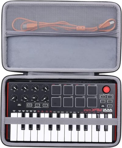 Harde Reisbeschermhoes voor AKAI MPK Mini MK3 / MKII - Bescherming, Draagbaar, USB MIDI Keyboard Accessoire