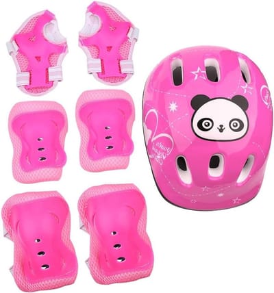Beschermende Pads Set - Sport Bescherming - Skateboarden Beschermen - Compleet Uitrusting - 7 Stuks - Roze