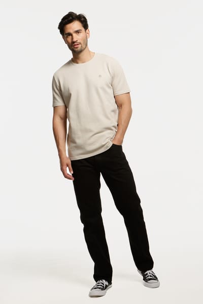 Wrangler 13MWZ Heren Straight Fit Jeans Zwart - Maat W28 X L32