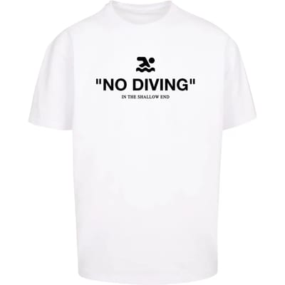 Oversized T-shirt Upscale No Diving heavy