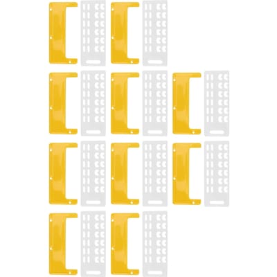Porte anti-évasion de ruche en plastique coulissante pour ruche Outil d'apiculture et d'élevage d'abeilles white