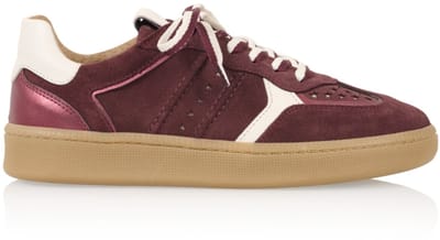 DWRS Mirabel Bordeaux Rood Dames Sneaker - Maat 36