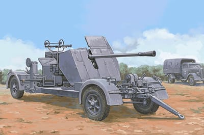Trumpeter Modelbouwpakket Militaire voertuigen - 02350 German 5cm FLAK 41 Plastic - 1:35 - Modelbouw