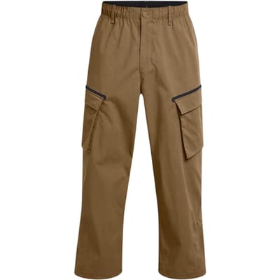 Under Armour Heren-joggingbroek in losse pasvorm met cargo-stijl (Bruin)