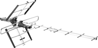 Antenne TV Extérieure ONE FOR ALL SV9357 Professional Line VHF/UHF amplifiée, full HD, filtre 5G, montage simple