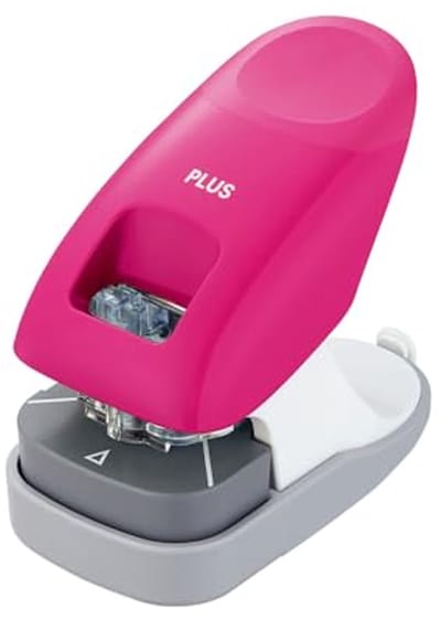 Roze Nietloze Nietmachine - Bureaumodel met Nietcapaciteit voor 10 Vellen - Innovatief en Milieuvriendelijk