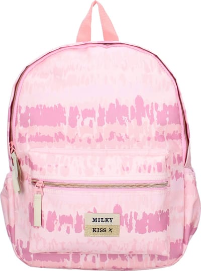 Milky Kiss Love and Laughter pink rugzak Boekentassen en rugzakken