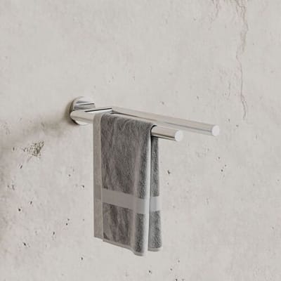 Kronenbach Radia towel rail 2-arm 34.5 cm, rigid 29.100.067.5005