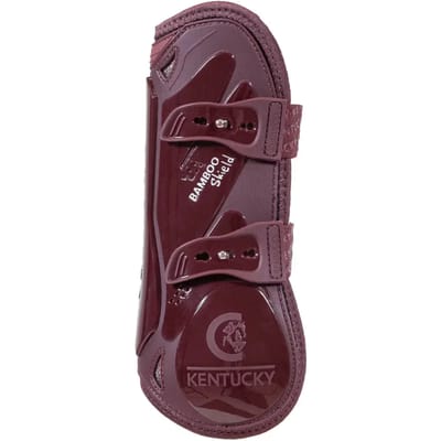 Kentucky Horsewear - Peesbeschermers bamboo elastiek bordeaux M