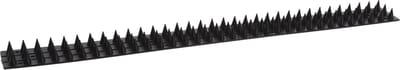 Antiklimstrips tegen inbraak / katten / vogels - 5 meter (10x stuks van 50 cm) - zwart - Vogelpinnen / kattenpinnen - Hekpunten