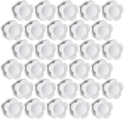 Kleine Kleurige Decoratieve Bloemen Magneten voor de Koelkast - Set van 30 Stuks voor Keuken Decoratie