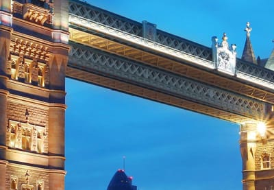Fotobehang - Tower Bridge - 366 x 254 cm - Multi