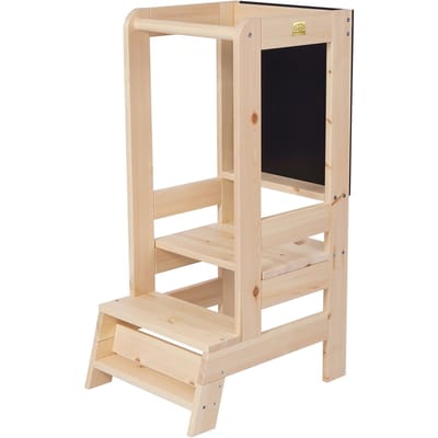 Keukenhelper - Met krijtboard - Natural