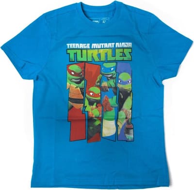Turtles - Blue. All Characters Shirt - 128/134