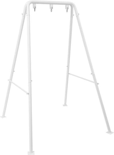 Schommelframe Hangstoel - Hangbank Frame - Ontspannen Buiten - Roestvrij ijzeren buis - 134 x 118 x 178 cm - Wit