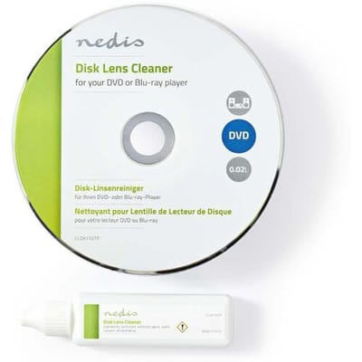 Nedis Disc Lensreiniger - Reinigingsschijf - 20 ml - Blu-ray-Speler / DVD-Speler