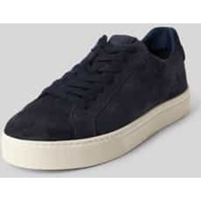 Low Top sneakers van puur rundleer