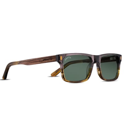 Johnny Fly 7FIFTY7 zonnebril - dames en heren - Carbon Leaf - ecologisch