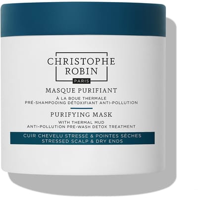 Christophe Robin Purifying Hair Mask with Thermal Mud - 250ml