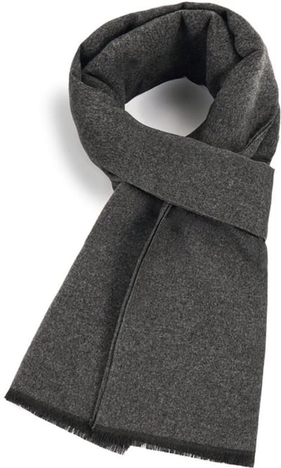 Wintersjaal - Sjaal - Zachte sjaal - Houdt u warm in de winter - 180 x 30 cm - Lang - Herensjaal - Stijlvol en warm - Klassieke sjaal - Warme sjaal - Grijs
