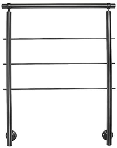 Roestvrij Stalen Leuning voor Zijdelingse Montage - Ideaal voor Trap, Balkon, en Terras - Lengte 180 cm
