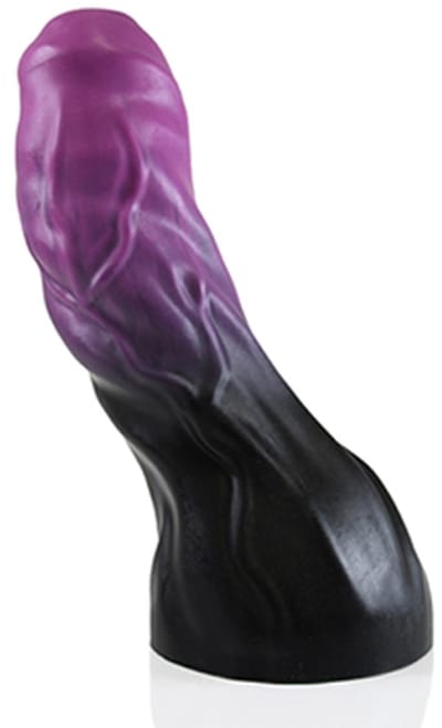 Hellhound horus dildo - black purple large