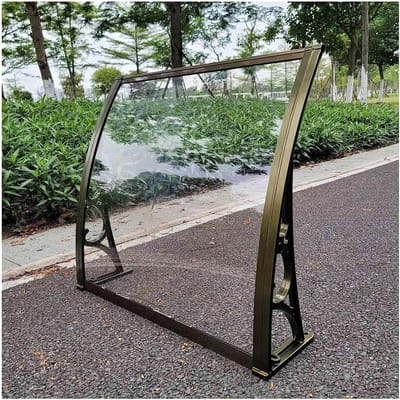 Deurluifel Buiten - Veranda Overkapping - Bescherming tegen weer - Sterke Draagkracht - 60x230 cm - Transparant