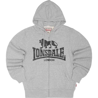 Hooded sweatshirt met rits Lonsdale Krafty