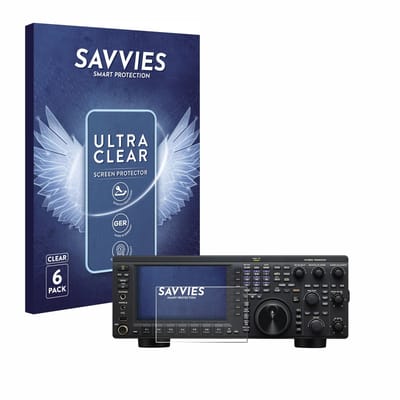 Savvies - Screenprotector voor Kenwood TS-890S - Folie Beschermfolie transparant 6 Stuks