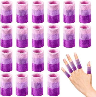 Set van 20 Haakvinger Beschermers van 10 cm, Ademend en Comfortabel voor Breien en Schrijven, Perfect voor Creatieve Handwerken