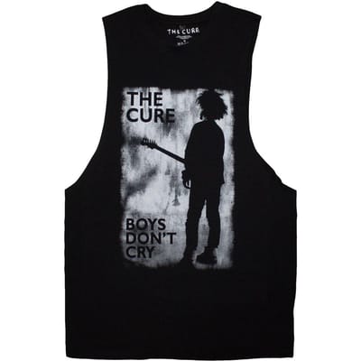 The Cure Unisex Volwassen Jongens Don't Cry Tanktop L zwart