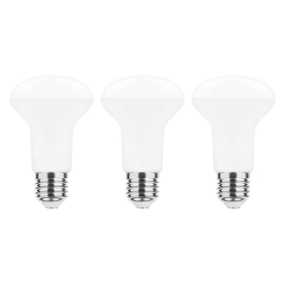 Modee E27 LED Lamp 8W - 640lm - 6000K - Daglicht Wit - LED Spot R63 - Vervangt 50W Halogeen Gloeilamp - 3 stuks