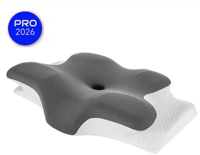 Ergonomisch Kussen - Ademvrij Hoofdkussen - Dreamsleepz Kussen - Cerviccare* Kussen - Vlinderkussen - Anti Snurk - CPAP Kussen ✓ Orthopedisch Traagschuim Nekkussen - Vlinder Slaapkussen - Butterfly Kussen - Memory Foam - Slaap Apneu Kussen