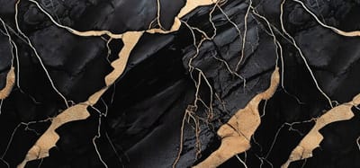 DMS Serie - PVC Zelfklevende Wandpaneel - Zwart Marmer - 280x60 cm - Poets